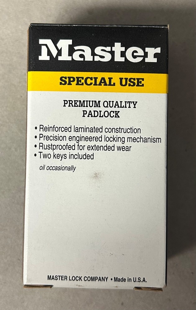 Master Lock Padlock 1LFKD with 2 Keys