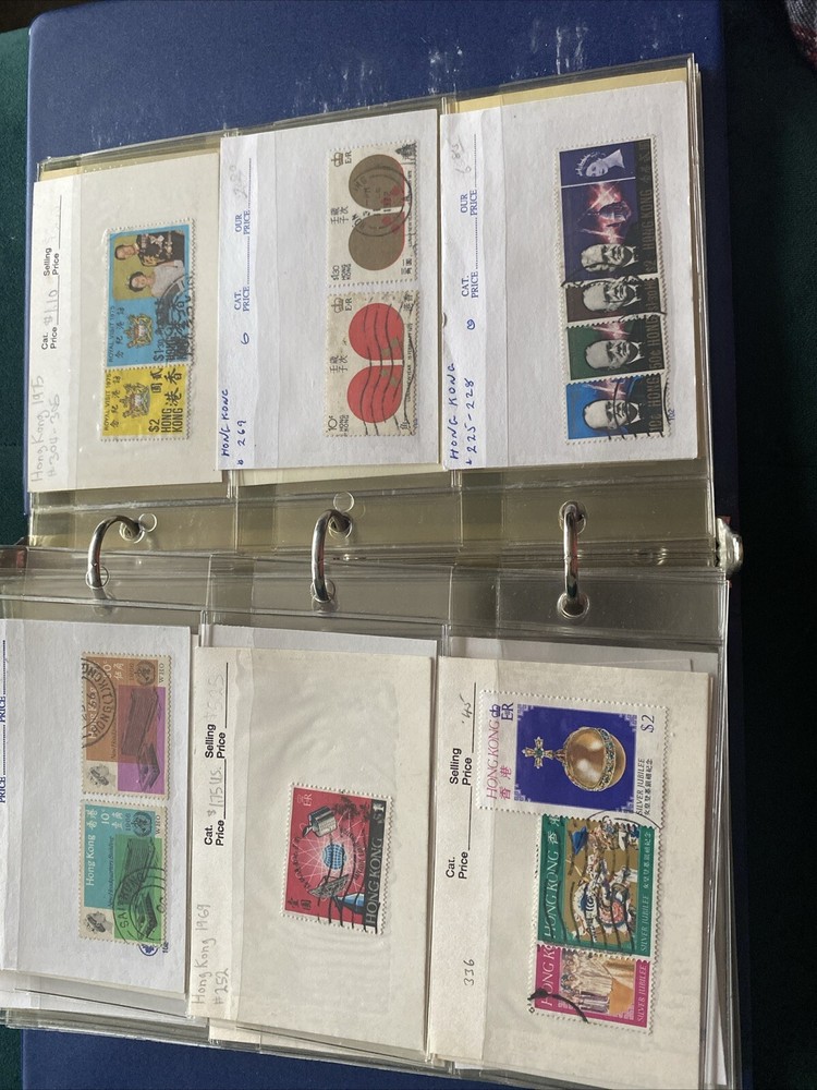 hong kong stamp collection