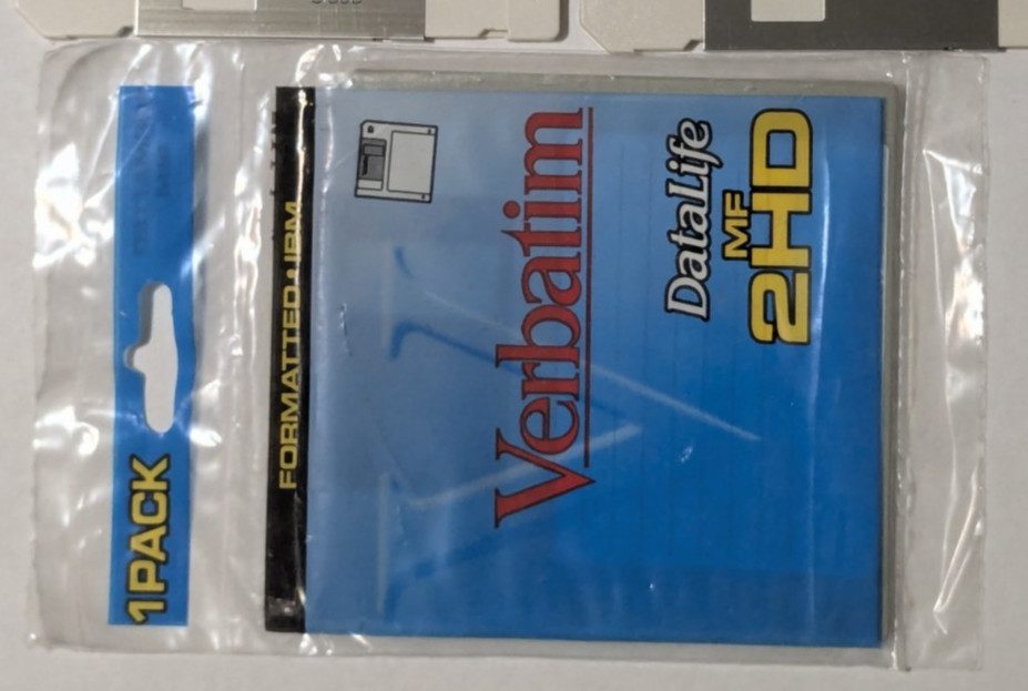 Microsoft Word Processing Program for IBM & 1 blank Floppy 3.5