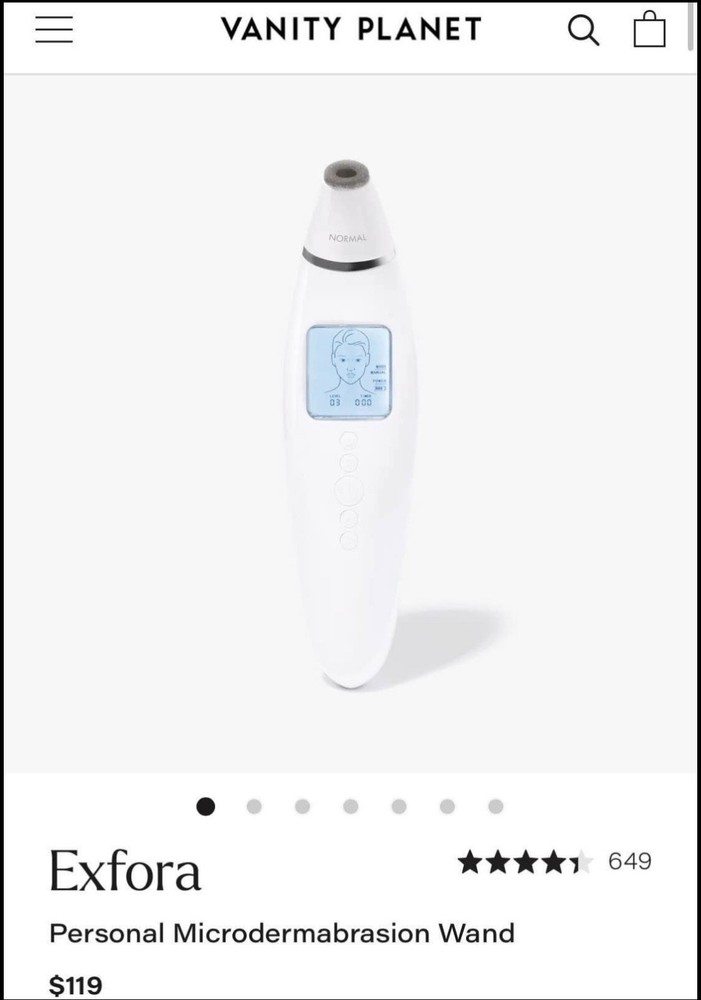 Vanity Planet: Exfora Personal Microdermabrasion Wand