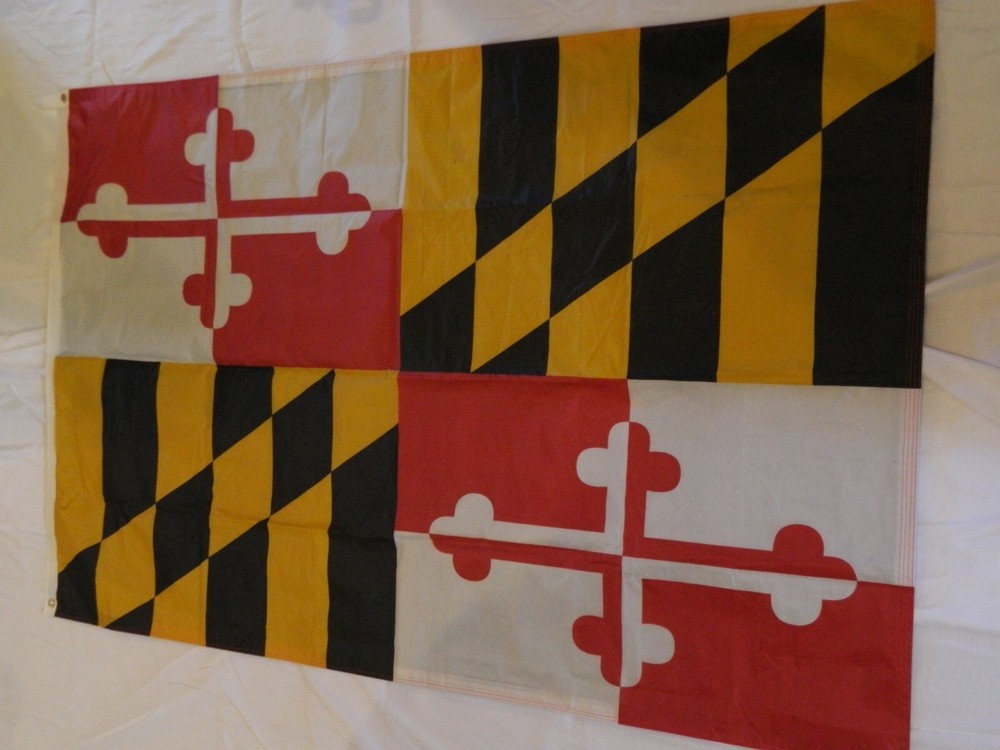 Maryland State Double Sided Flag 72" x 46"