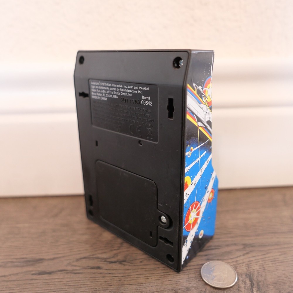 asteroids arcade game. made By Basic Fun