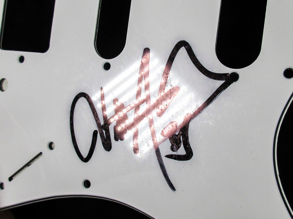 Billy Strings Signed Autographed RENEWAL Stratocaster Guitar Pickguard PROOF JSA