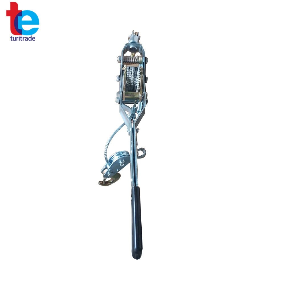 Heavy Duty Hand Power Cable Puller 4T Rachet Dual Gear Power Puller New