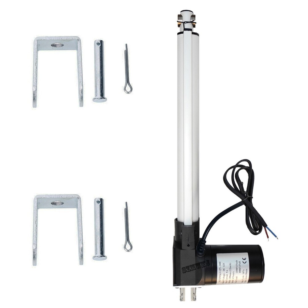 Dual Axis Solar Tracking System &6000N 2x12" 12V Linear Actuator &LCD Controller