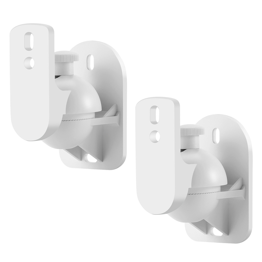 Satellite Speaker Wall Mount Bracket Ceiling Mount Clamp Swivel and Tilt, 1 Pair