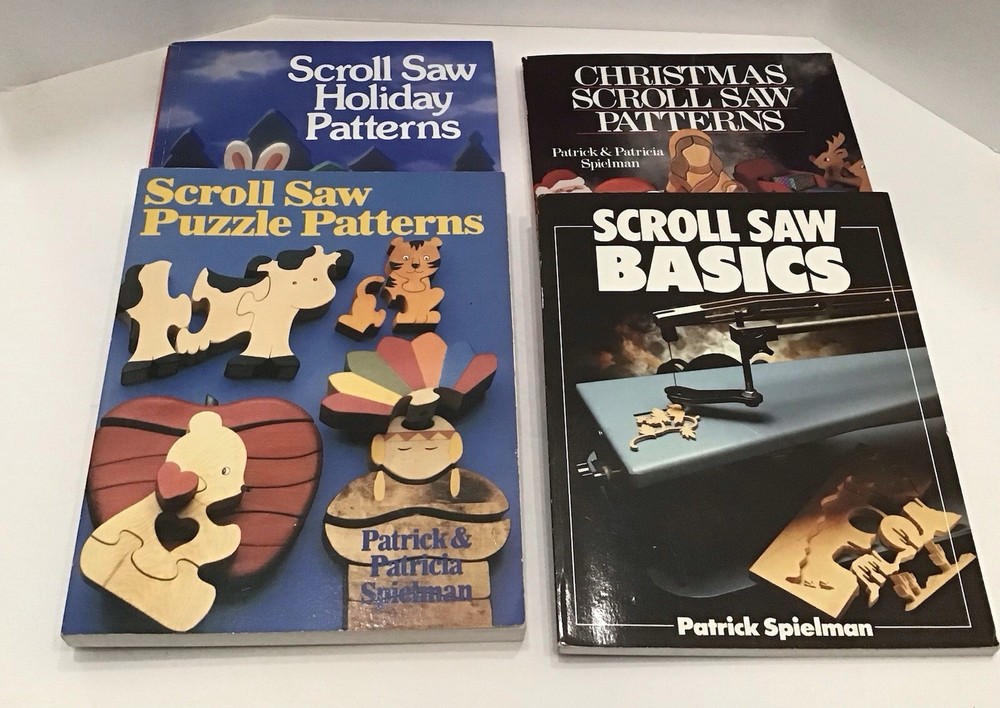Scroll Saw Pattern Books Set Of 4