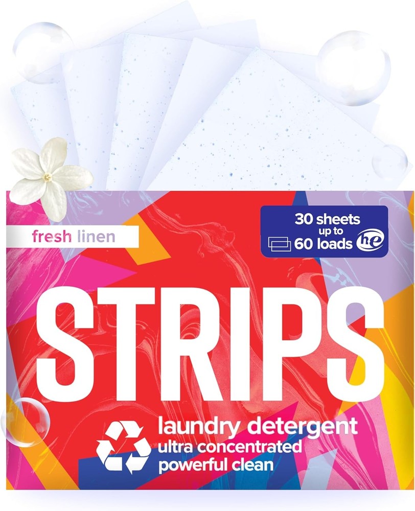 Laundry Deternt Sheets Fresh Linen Scented Eco Liquidl Soap,
