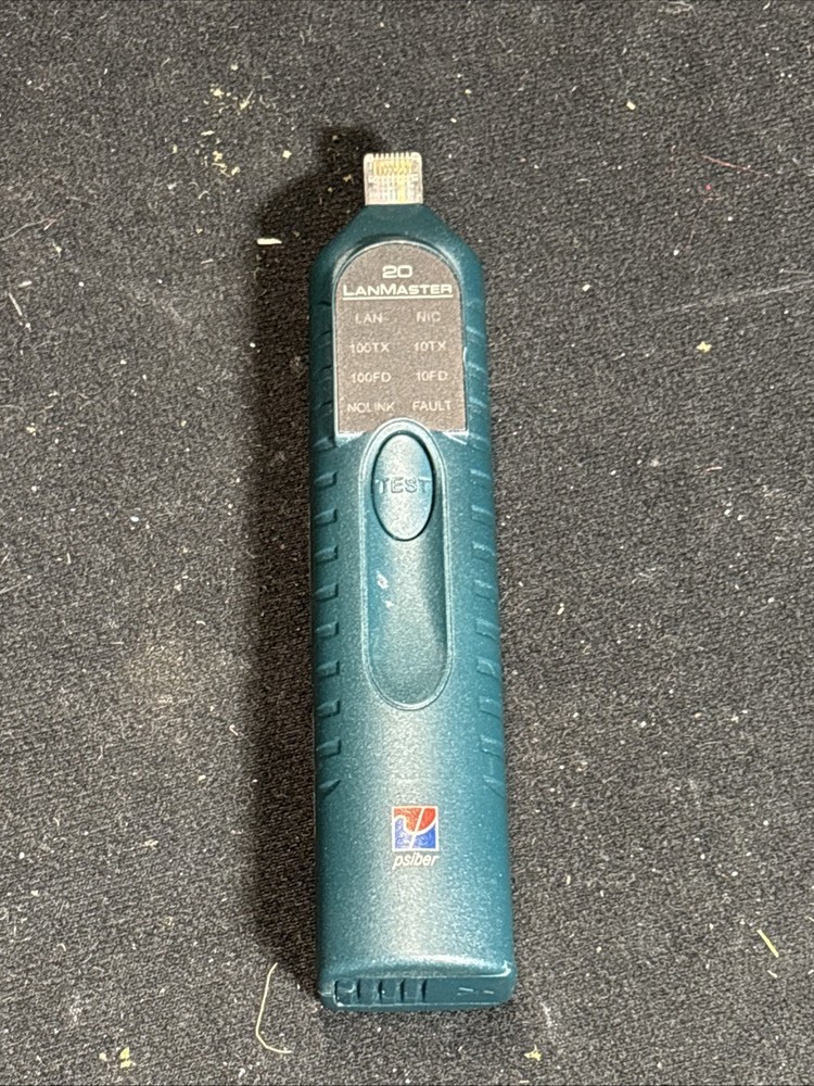 Psiber LM20 LanMaster 20 Link Datacom Network Tester Technician Cable test