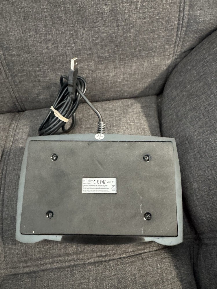 Infinity IN-USB-2 USB Digital Foot Control Computer Transcription Tested Working
