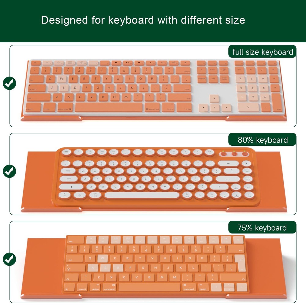 Computer Keyboard Stand Holder - Ergonomic Acrylic Keyboard Stand for Desktop...