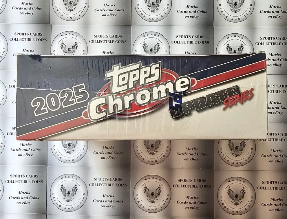 2025 Topps Chrome Update Series Baseball Mega Box