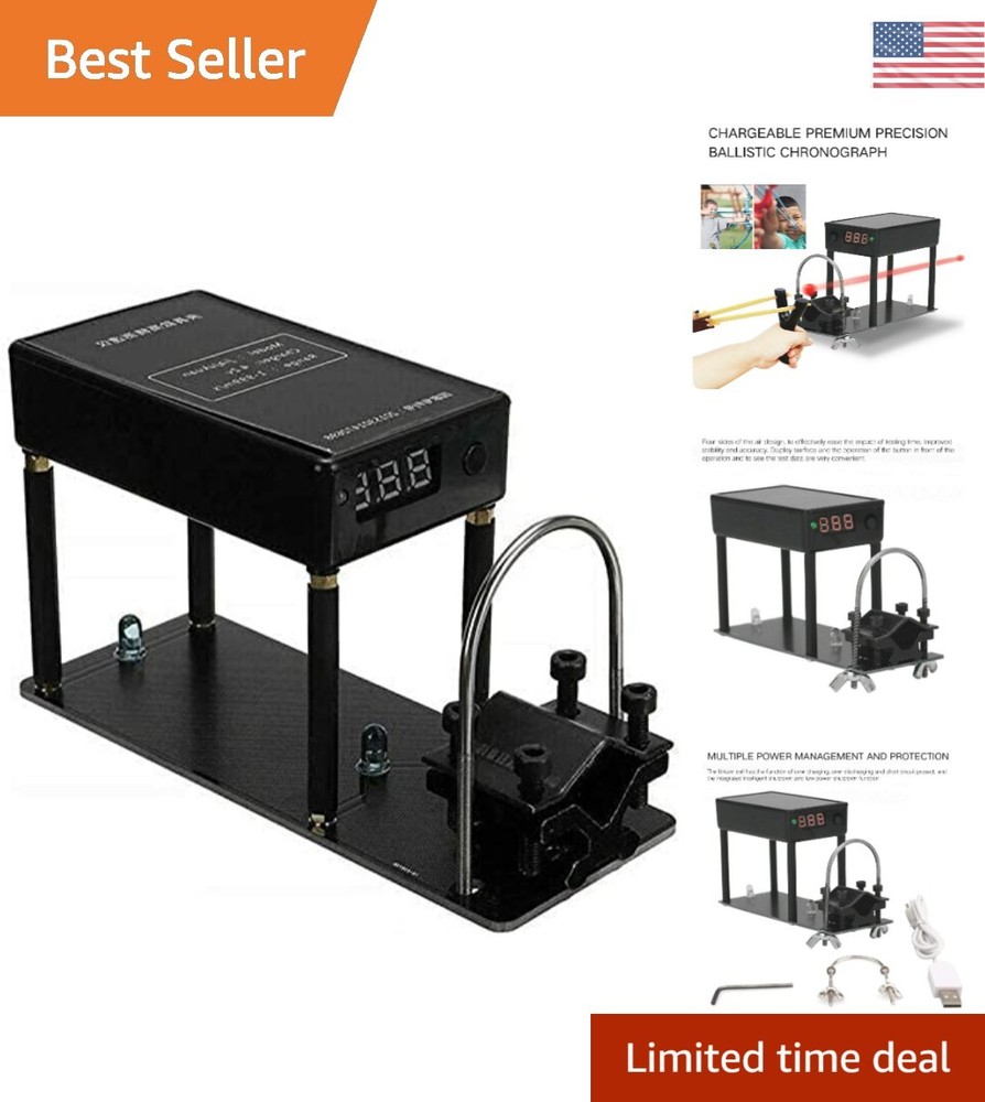 Smart Ballistic Chronograph - Advanced Arrow Velocity Meter with Data Recording
