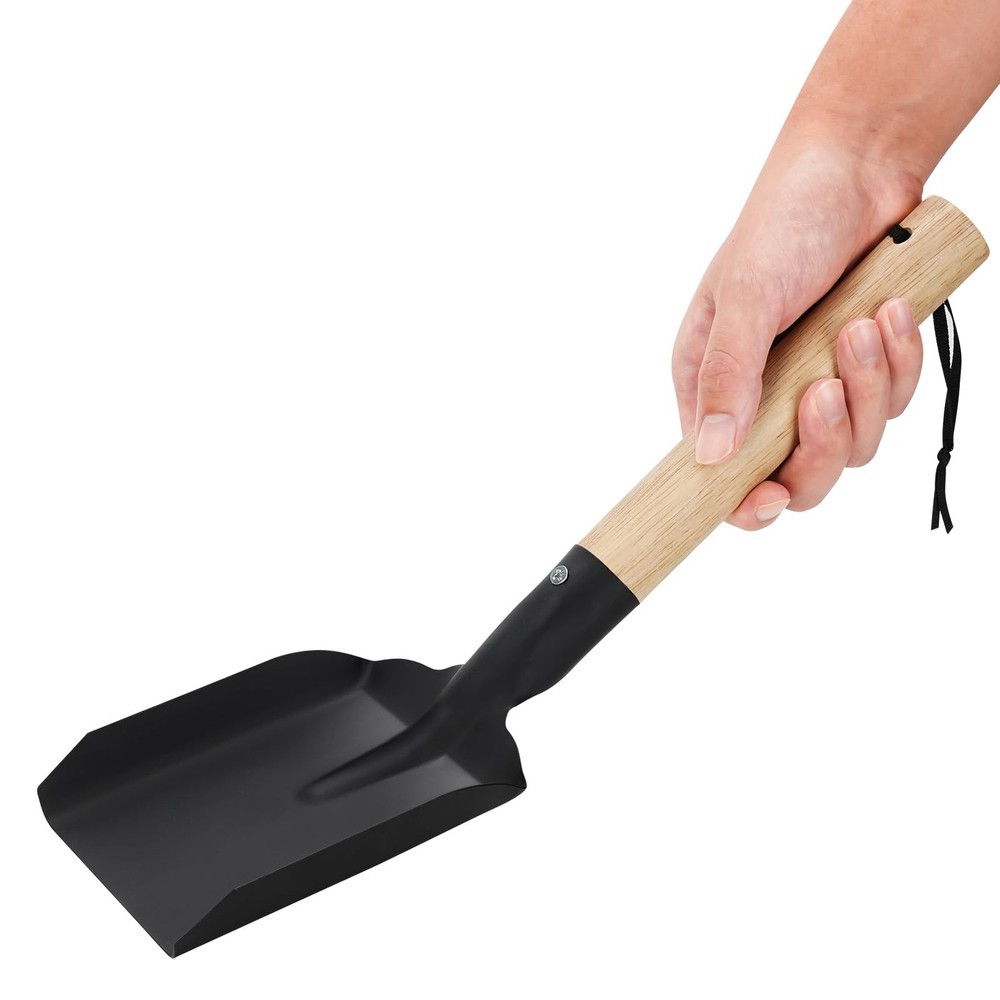 Ash Shovel & Hearth Brush Set - Fireplace Tools Set, Fire Pit Tools, Hearth T...
