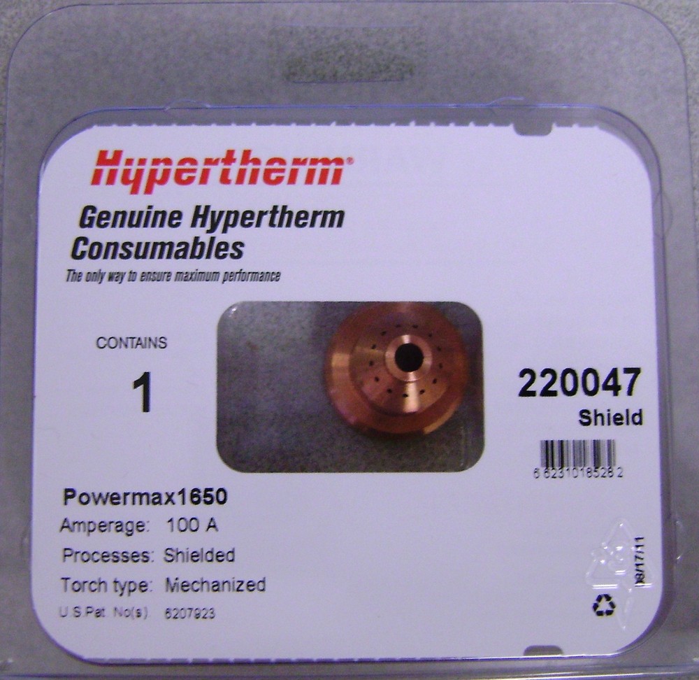 Hypertherm Genuine Powermax 1650 Machine Shield 100 Amp 220047