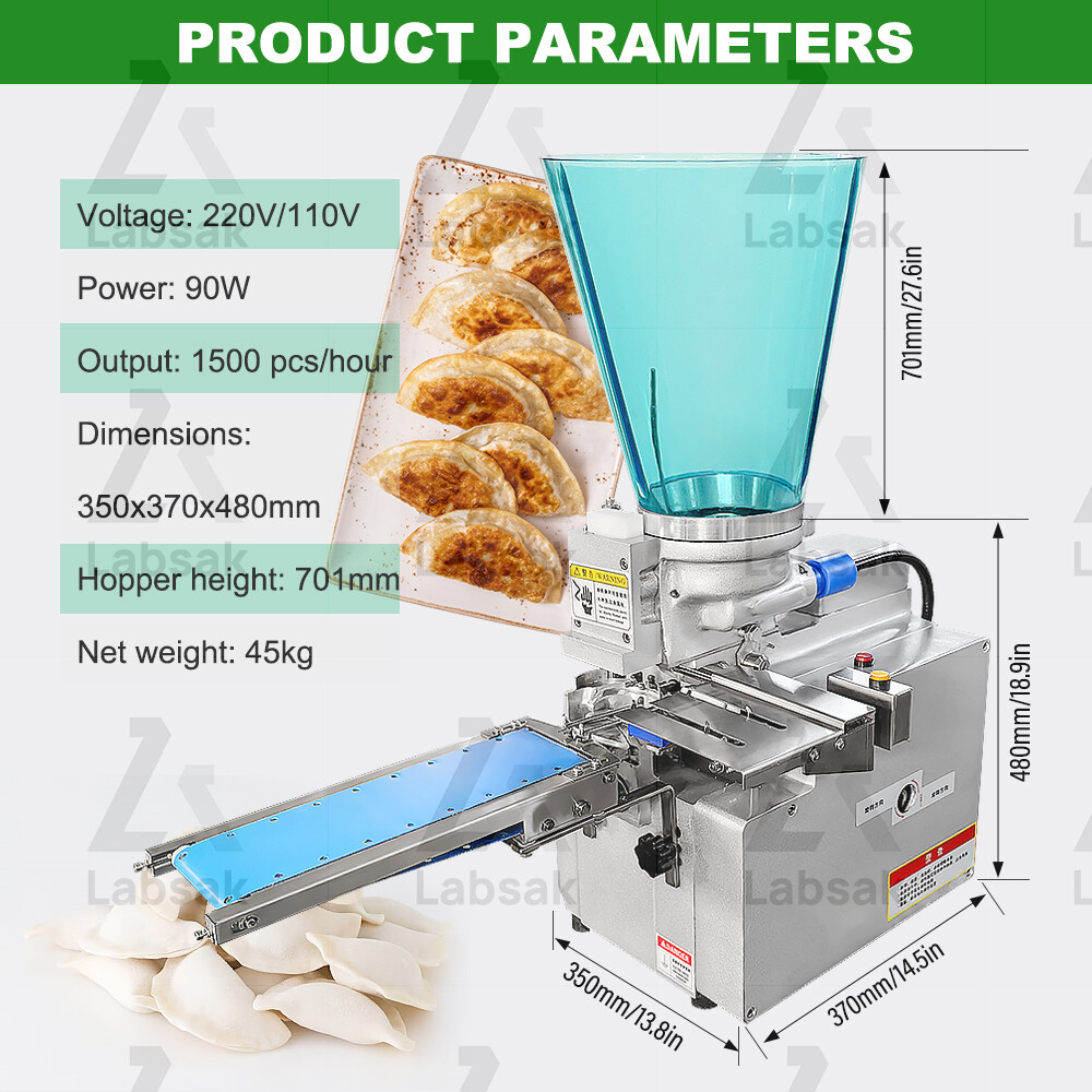 Fried Dumplings Maker Machine Semi-Automatic Samosa Gyoza Dumpling Making 1500PC