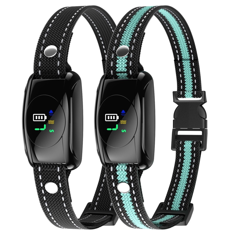 Bark Collar, 2 Pack No Shock Bark Collar for Large & Medium Dogs - Safe & Hum...