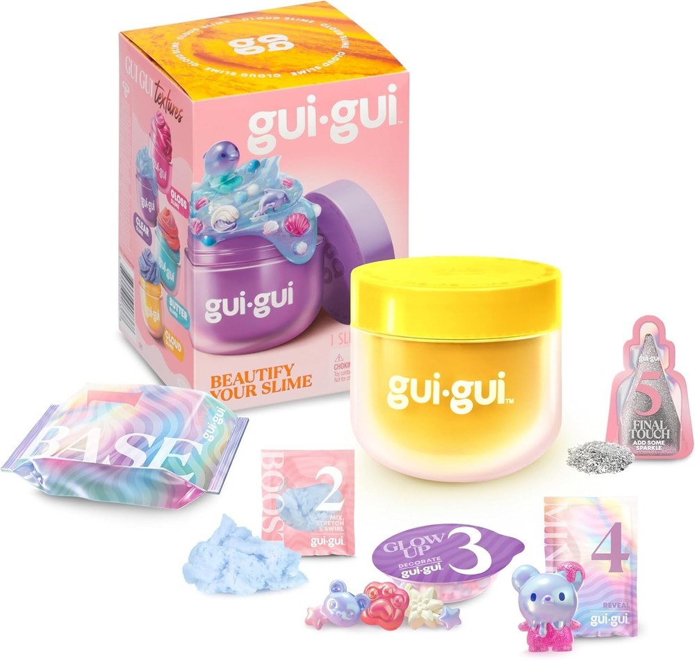 Gui Slime Kit - Scented 2-Pack Bundle, Butter & Cloud, 5 Step DIY...