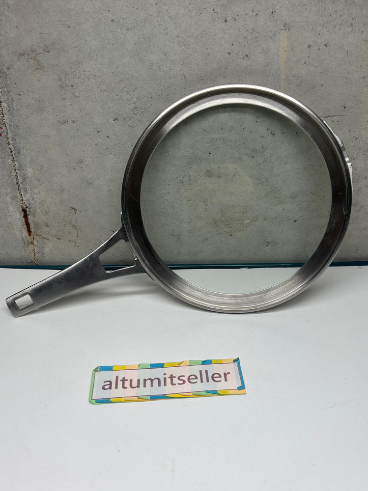 Calphalon Premier Space Saving Flat Glass Lid For 8" Pan Long Handle Replacement