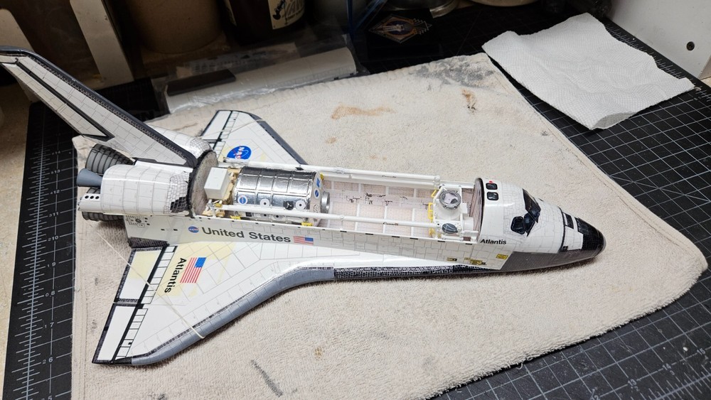 Shuttle Orbiter Late-Era AFRSI & White Tile Decal Sets in three scales
