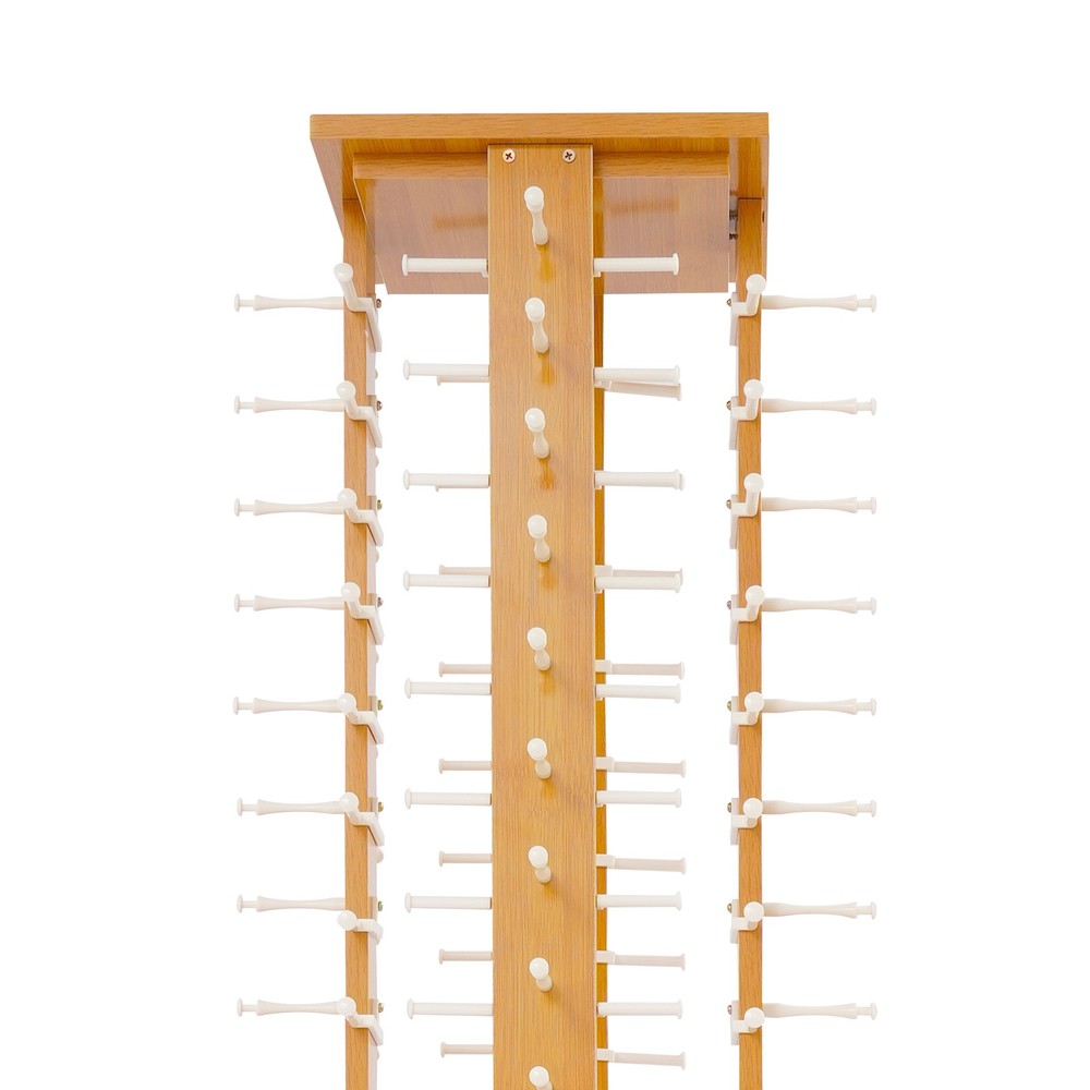 72-pair Eyeglass Display Rack, Floor-standing Rotating Glasses Storage Display