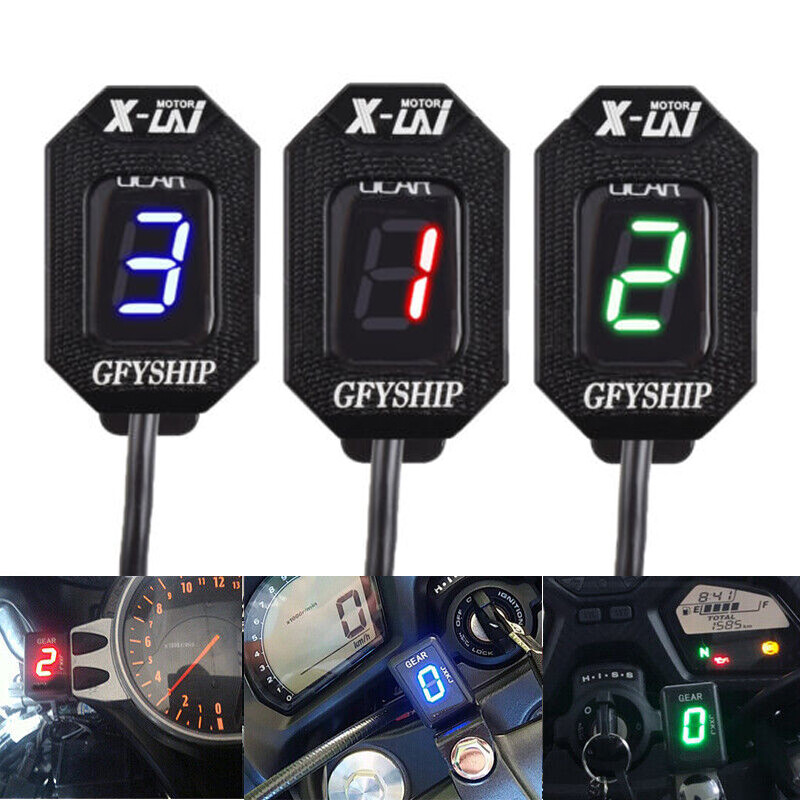 For Generic ALL With Digital Trip / ODO Motorcycle Gear Indicator Digital