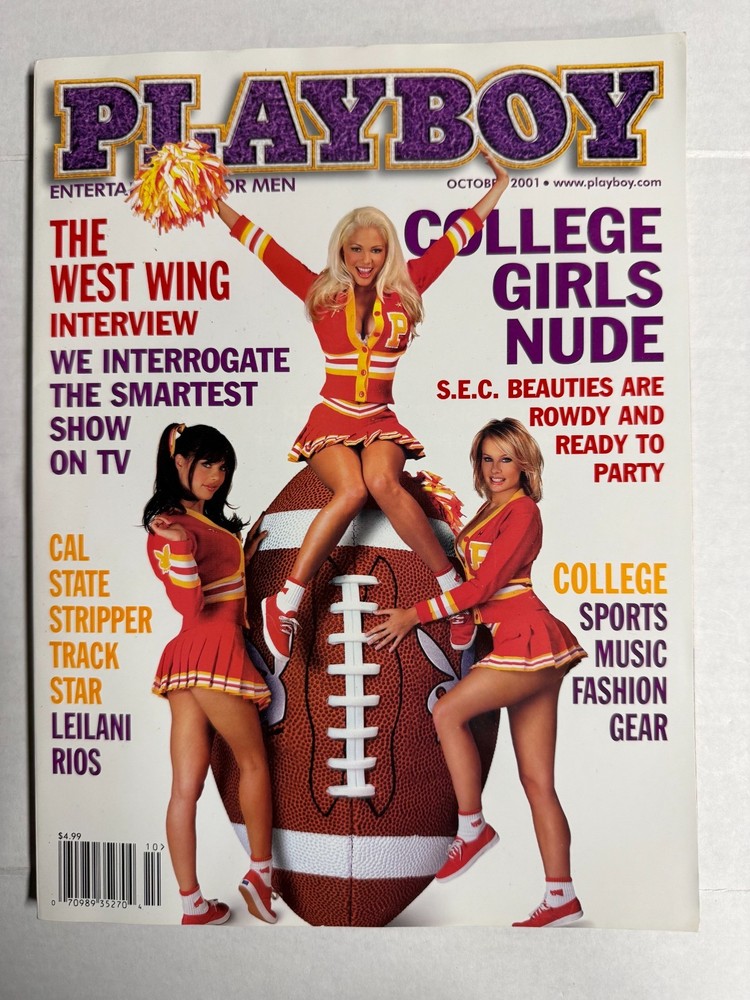 Playboy Magazine October 2001