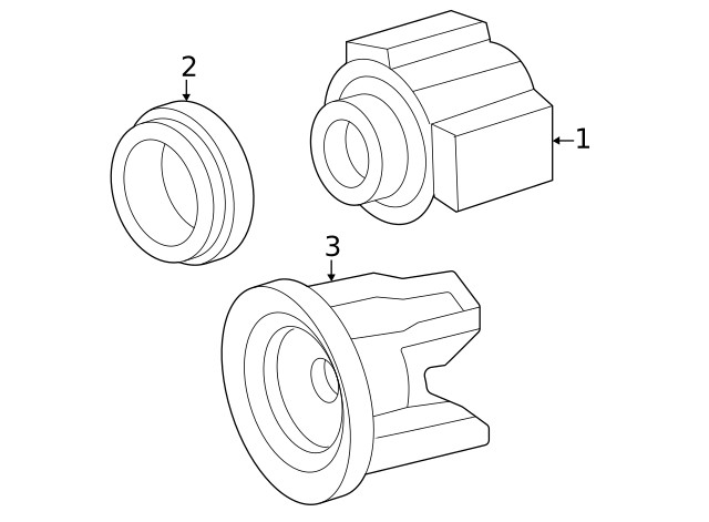 Genuine GM Park Sensor Bracket 85660651