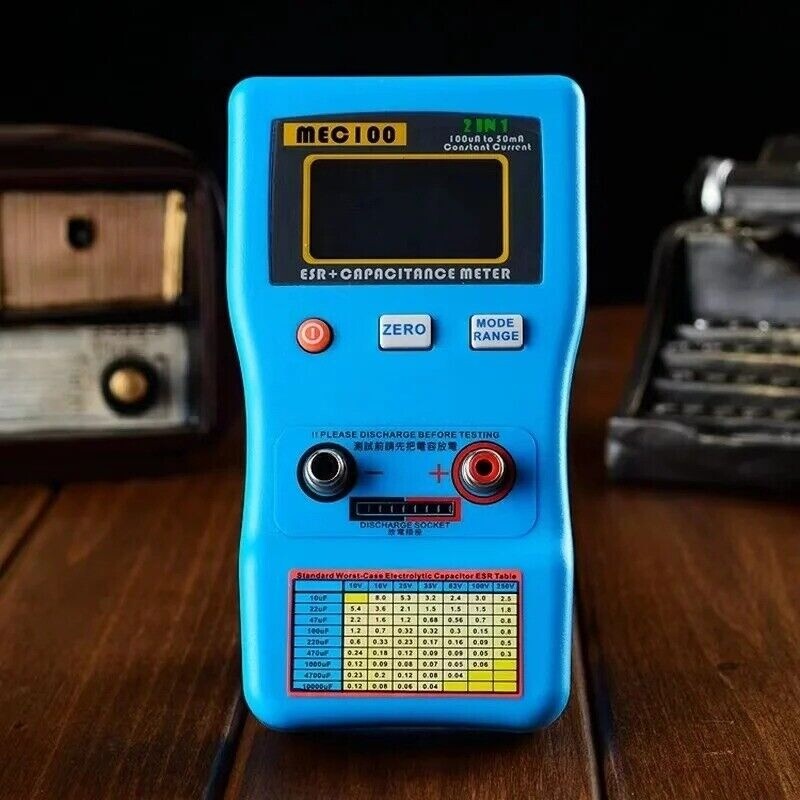 ESR Meter MEC-100 Capacitance Meter Internal Resistance Digital Bridge Tester