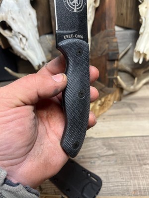 Esee CM6 Canvas Micarta Handles