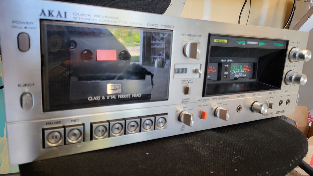 Akai GXC 735D Cassette Deck: Read
