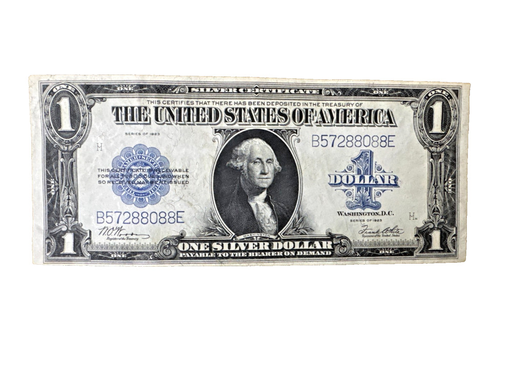 1923 $1 SILVER CERTIFICATE GREAT CONDITION.
