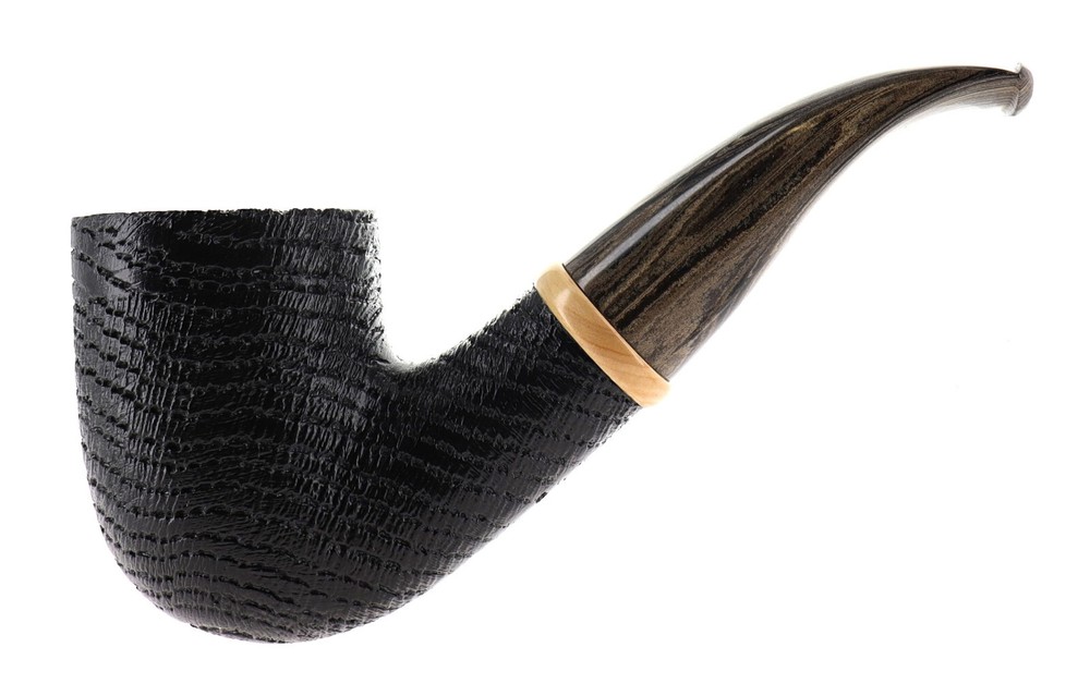 Pipe Sesa *** Morta Bog Oak shape chubby bent billiard