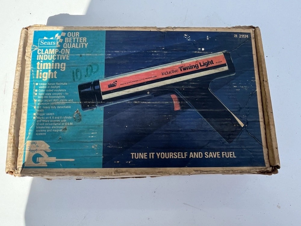 VINTAGE SEARS INDUCTIVE TIMING LIGHT MODEL 28-21174 –