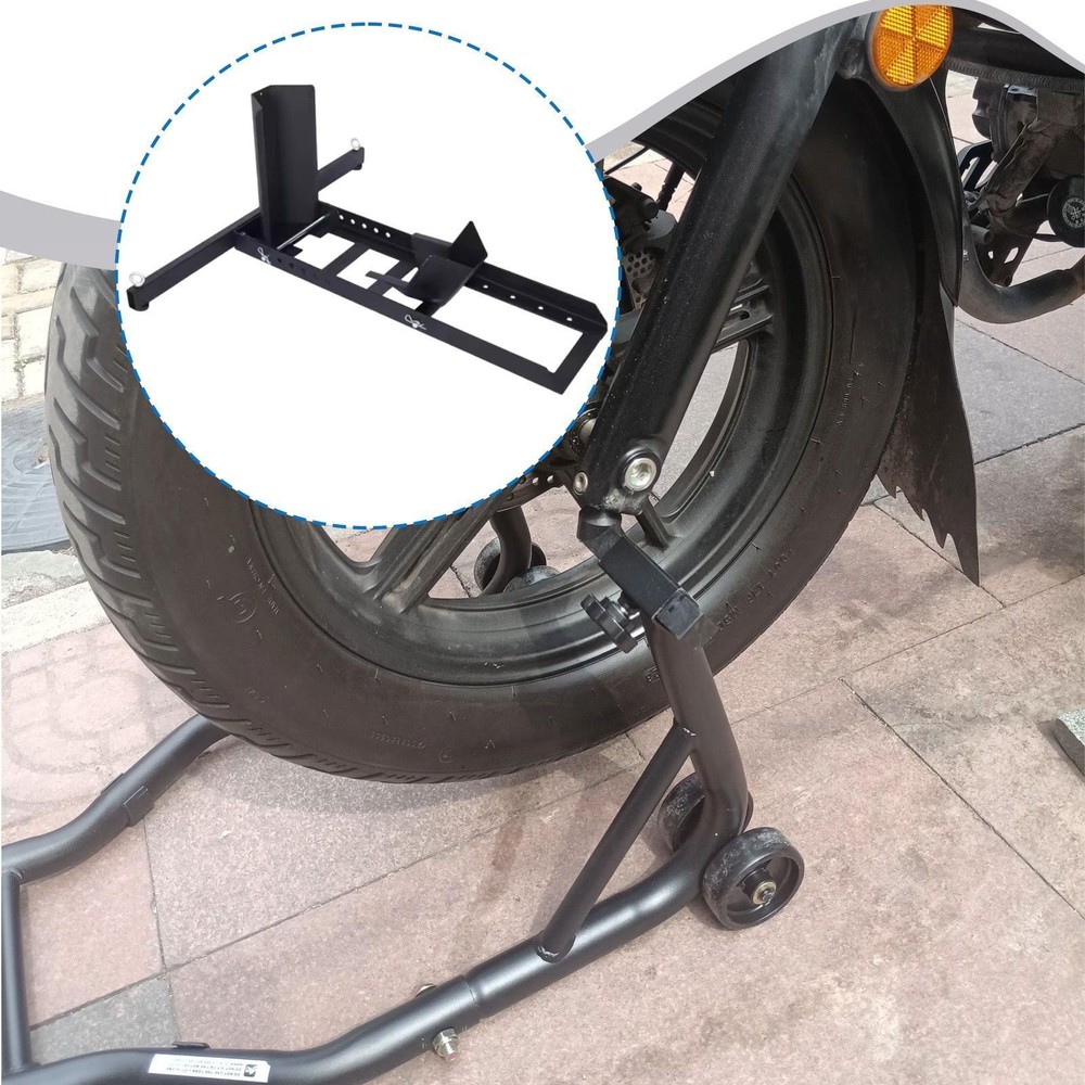 Wheel Chock Professional Black Sturdy Easy Installation Replace Wheel Stand