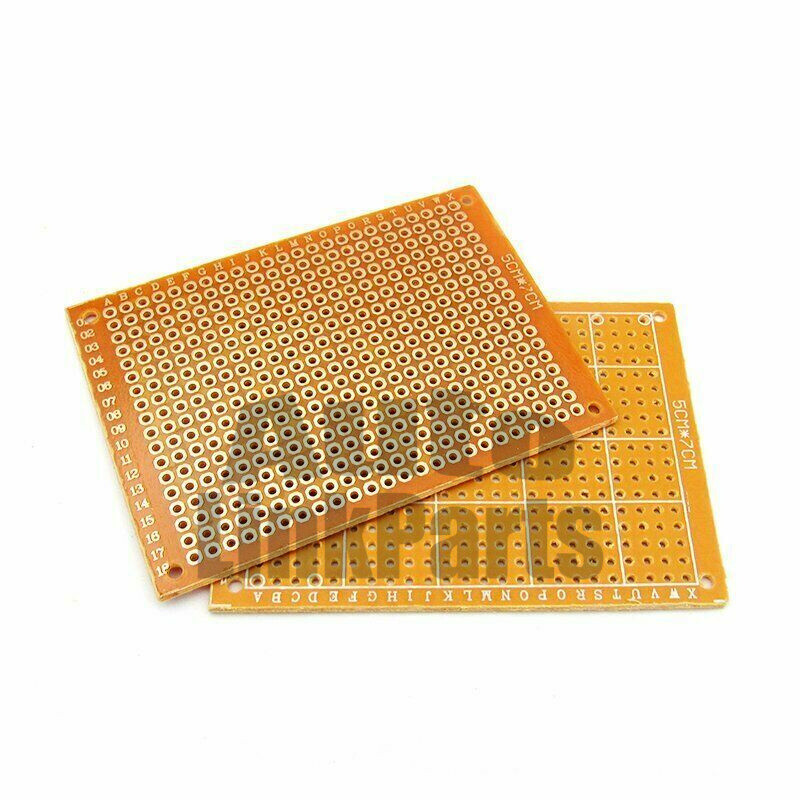 5PCS Universal Prototype Electronic Component Paper PCB Test Circuit Board 5*7cm