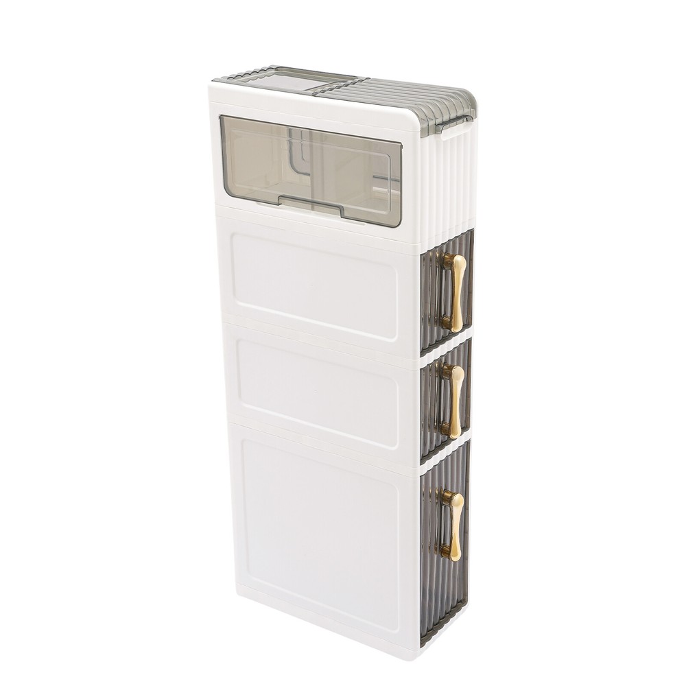Stylish Bathroom Floor Cabinet with Large Capacity & Space-Saving Design