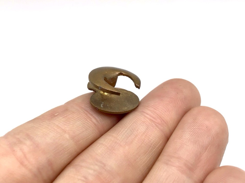 WW2 HOME GUARD ENAMELLED LAPEL BADGE