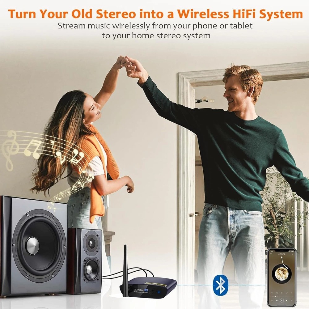 DS200Pro HiFi Bluetooth Receiver with LDAC & Audiophile DAC