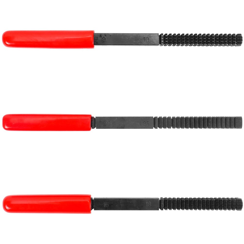 3Pc Thread File Set for SAE & Metric Restoration, External Thread Repair Tool