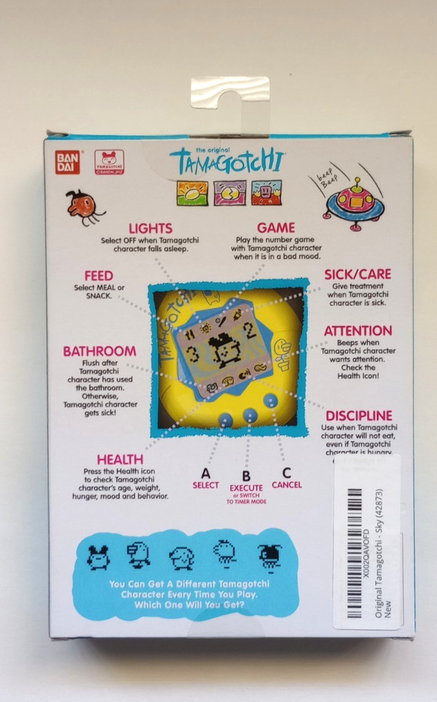 Tamagotchi Sky Clouds 2018 New/Sealed