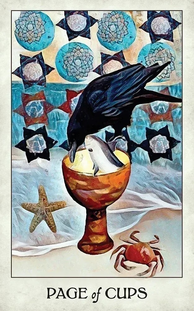 Crow Tarot Card Deck, Boxed Set with Deck and Book!