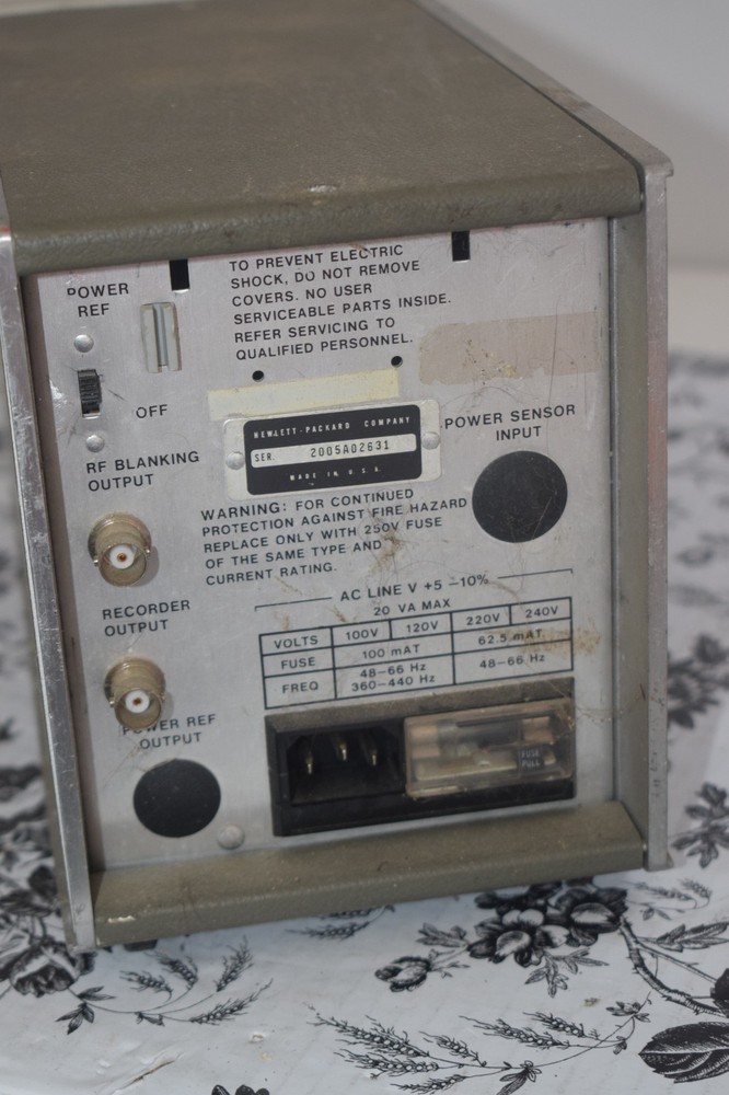 HP 435B Power Meter Hewlett Packard – Tested Powers On