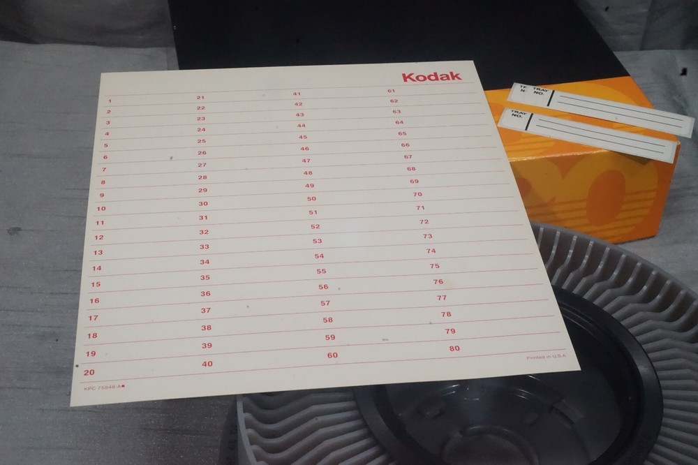 Kodak Transvue 80 Carousel Slide Projector Tray