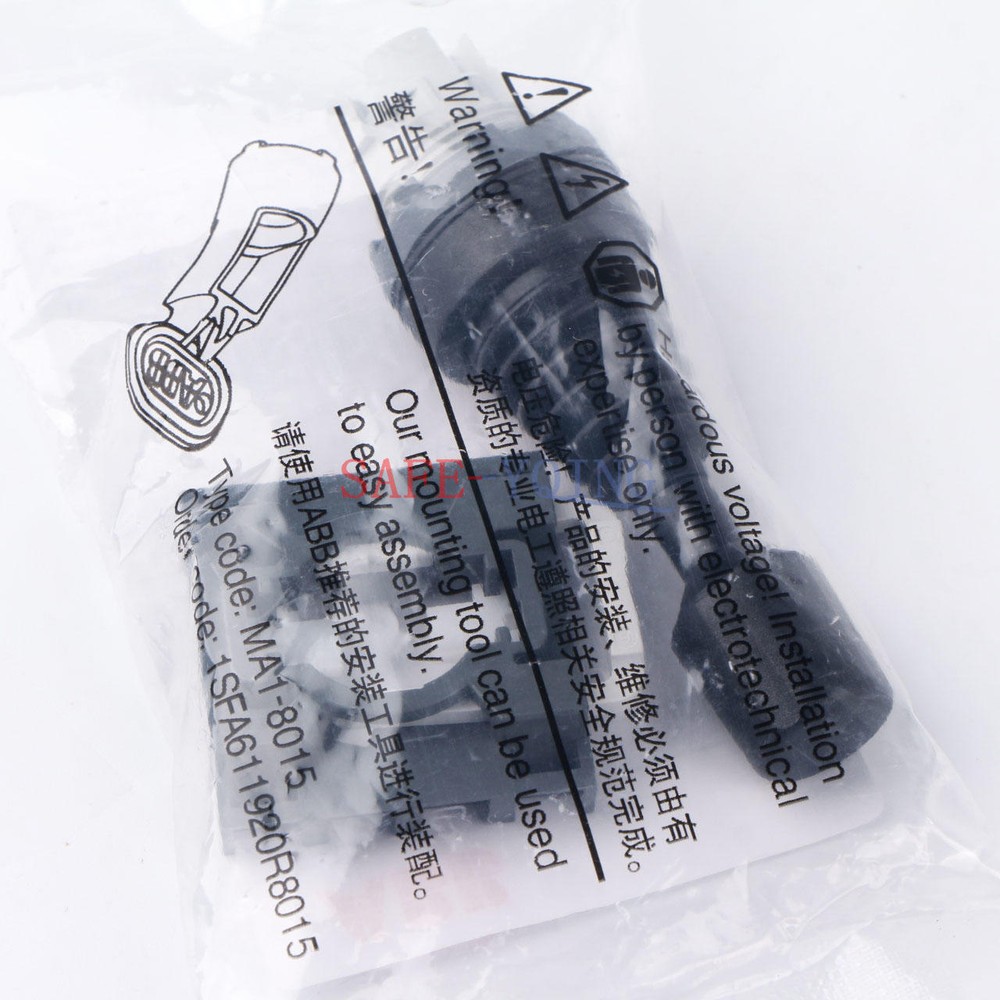 1x ABB Control Joystick Switch MJS6-40B with 4 MCB-10 Contacts Reset Type