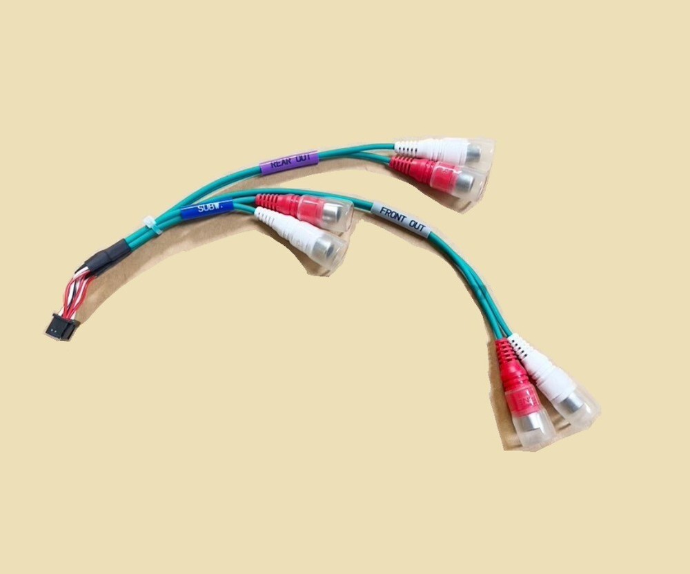 RCA CABLE FRONT & REAR SUB W HARNESS FOR ALPINE ILX-511 ILX511