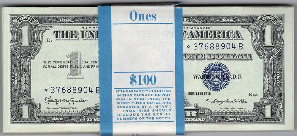 ✯ $1 Silver Certificate Uncirculated Lot ✯ 1935 UNC Consecutive From Pack CU ✯