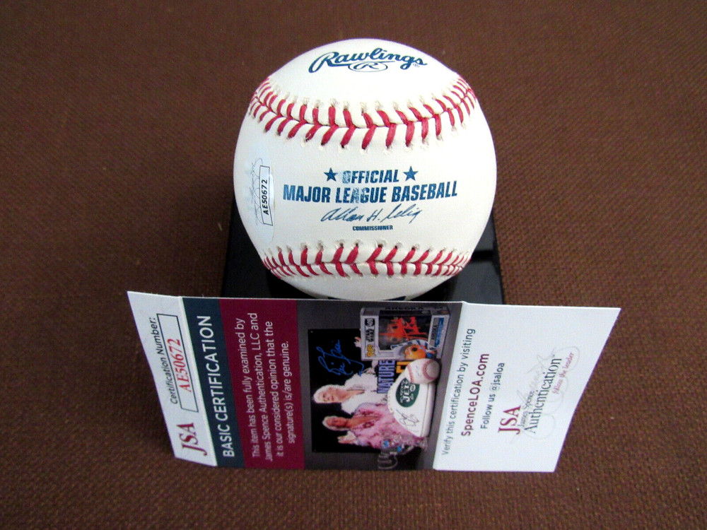 IVAN NOVA YANKEES WHITE SOX PIRATES PITCHER SIGNED AUTO OML BASEBALL JSA BEAUTY