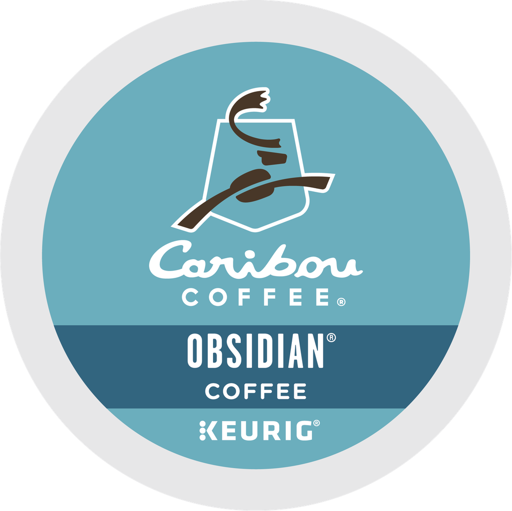 Caribou Coffee Obsidian K-Cups, Medium Roast, 48 Count