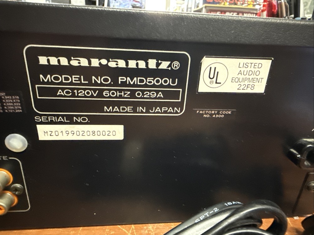 Marantz PMD500U Professional Stereo Double Cassette Deck AS-IS ONLY